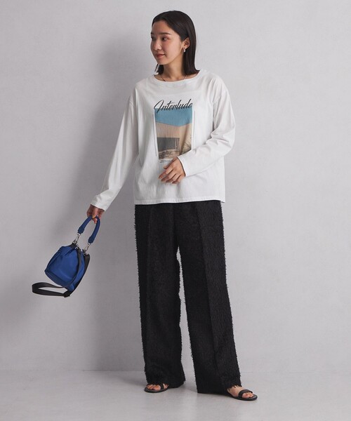 green label relaxing(グリーンレーベルリラクシング)の「<at ease>フォトプリント ロングスリーブ カットソー(Tシャツ/カットソー・レディース・その他1/その他2・FREE)」の4枚目の写真