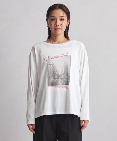 green label relaxing(グリーンレーベルリラクシング)の「<at ease>フォトプリント ロングスリーブ カットソー(Tシャツ/カットソー・レディース・その他1/その他2・FREE)」の7枚目の写真