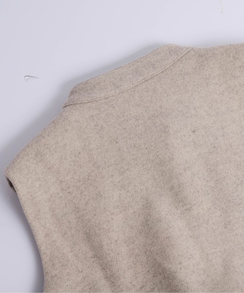 AMELY（エミリー）の「フロントスカラップペプラムベスト（ベスト・レディース・ライトグレー/チャコール/ベージュ・L/M）」の11枚目の写真