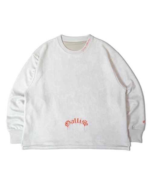 【セール】GA SUEDE MELT-LOGO CREW（スウェット）｜GALLIS ADDICTION（ガリスアディクション）