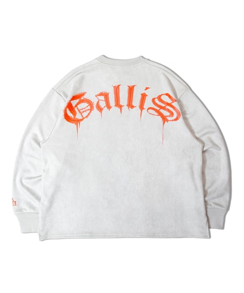 【セール】GA SUEDE MELT-LOGO CREW（スウェット）｜GALLIS ADDICTION（ガリスアディクション）