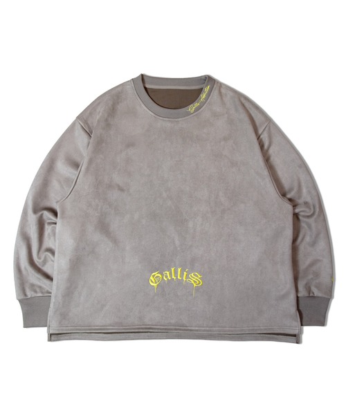 【セール】GA SUEDE MELT-LOGO CREW（スウェット）｜GALLIS ADDICTION（ガリスアディクション）