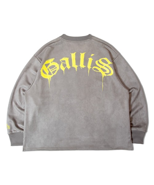 【セール】GA SUEDE MELT-LOGO CREW（スウェット）｜GALLIS ADDICTION（ガリスアディクション）