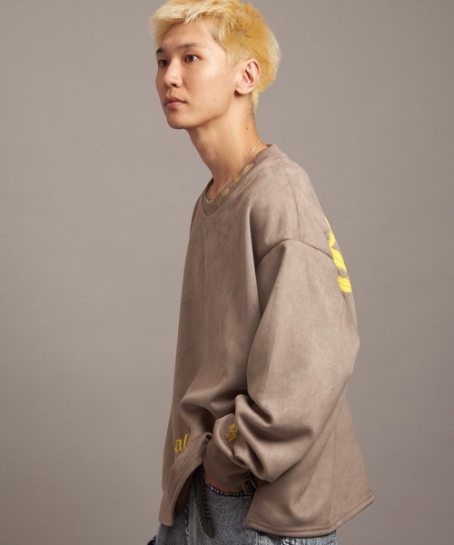 【セール】GA SUEDE MELT-LOGO CREW（スウェット）｜GALLIS ADDICTION（ガリスアディクション）