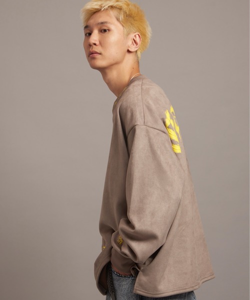 【セール】GA SUEDE MELT-LOGO CREW（スウェット）｜GALLIS ADDICTION（ガリスアディクション）