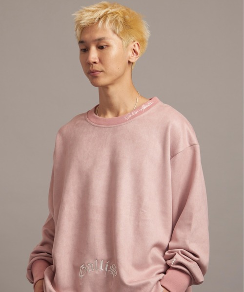【セール】GA SUEDE MELT-LOGO CREW（スウェット）｜GALLIS ADDICTION（ガリスアディクション）