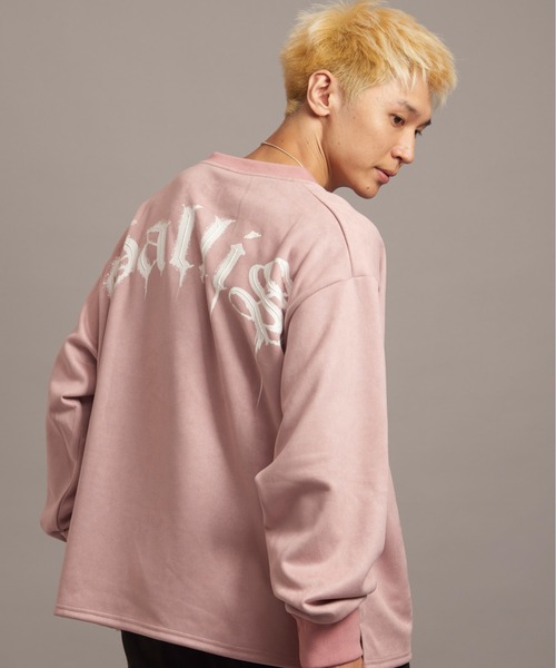 【セール】GA SUEDE MELT-LOGO CREW（スウェット）｜GALLIS ADDICTION（ガリスアディクション）