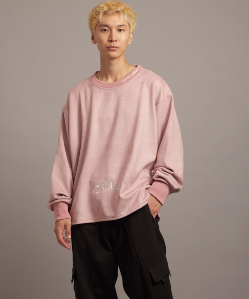 【セール】GA SUEDE MELT-LOGO CREW（スウェット）｜GALLIS ADDICTION（ガリスアディクション）