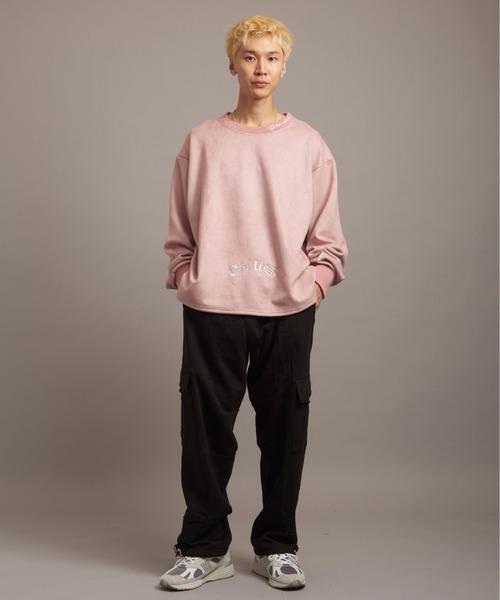 【セール】GA SUEDE MELT-LOGO CREW（スウェット）｜GALLIS ADDICTION（ガリスアディクション）