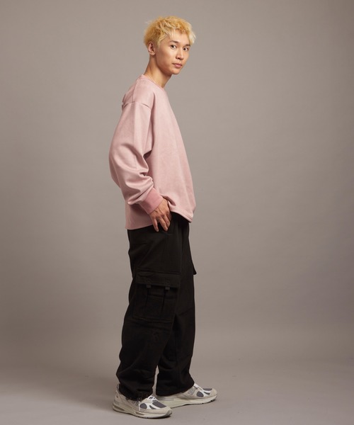 【セール】GA SUEDE MELT-LOGO CREW（スウェット）｜GALLIS ADDICTION（ガリスアディクション）