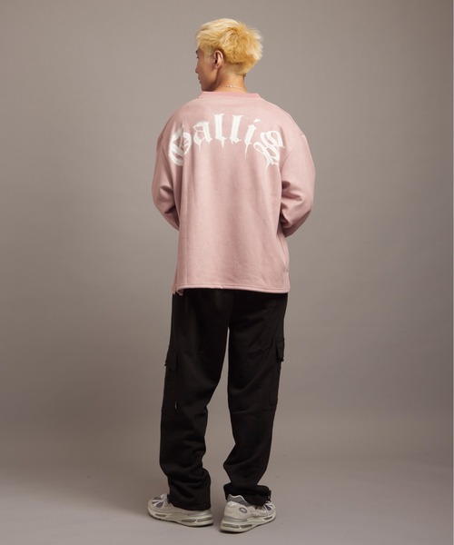 【セール】GA SUEDE MELT-LOGO CREW（スウェット）｜GALLIS ADDICTION（ガリスアディクション）