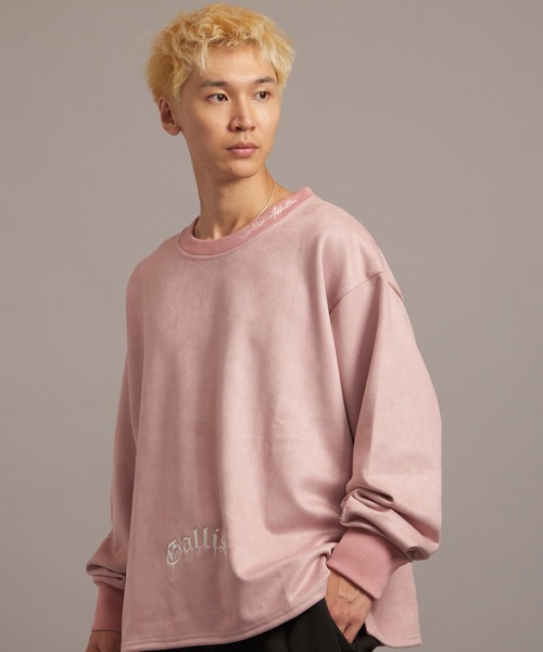 【セール】GA SUEDE MELT-LOGO CREW（スウェット）｜GALLIS ADDICTION（ガリスアディクション）