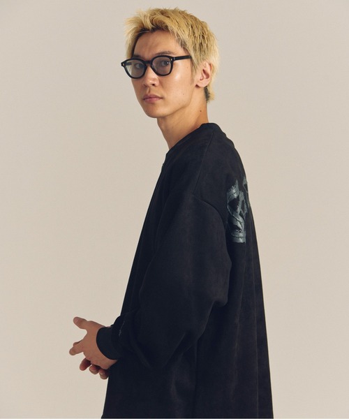 【セール】GA SUEDE MELT-LOGO CREW（スウェット）｜GALLIS ADDICTION（ガリスアディクション）