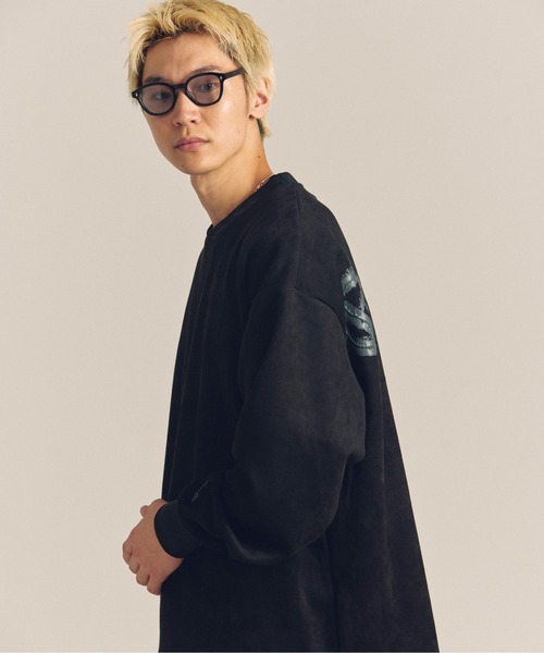 【セール】GA SUEDE MELT-LOGO CREW（スウェット）｜GALLIS ADDICTION（ガリスアディクション）