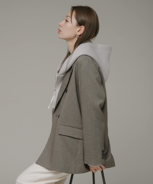 アーバンリサーチ　ダンボール　ショート　ジップ　パーカー URBAN RESEARCH Sonny Label パーカー ダンボールショートジップ