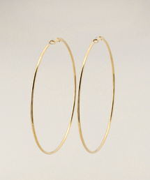 【Kenneth Jay Lane/ケネス ジェイ レーン】 hoop post ear:ピアス