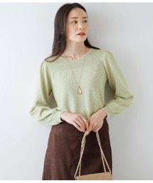 【手洗い可能】ポリエステルウール クルーネックプルオーバー
