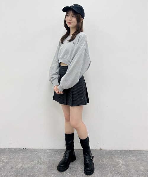 Heather(ヘザー)の「【POLO BCS(ポロ・ビーシーエス)】ショート裏毛スウェット 148966(スウェット・レディース・オートミール/グレー/チャコールグレー・FREE)」の19枚目の写真