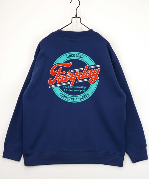 Burner(バーナー)の「【GROOVY STORE】サガラ刺繍 オーバーサイズスウェットクルー裏起毛(スウェット・メンズ・ブラック/ダークグリーン/ブラウン/ライトブラック/スミクロ/ホワイト×ライトグレー/ホワイト×グレー/杢グレー/ブラック系2/ネイビー系/グレー系/ホワイト系/ホワイト系2/ダークグリーン系2/ダークブラウン/ブラック系3・LL/M/L)」の16枚目の写真