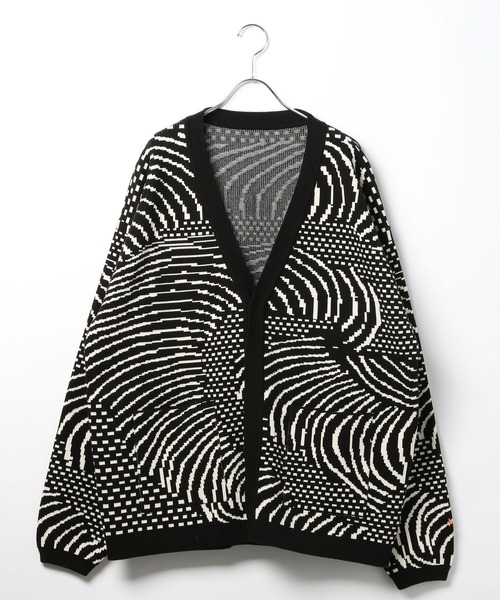 HEREIAM（ヘレイアム）の「【HEREIAM MEN】WAVERORMカーディガン（カーディガン/ボレロ・メンズ・ブラック/ライトピンク・MEDIUM/LARGE）」の20枚目の写真