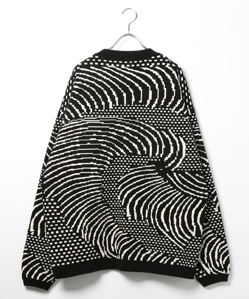 HEREIAM（ヘレイアム）の「【HEREIAM MEN】WAVERORMカーディガン（カーディガン/ボレロ・メンズ・ブラック/ライトピンク・MEDIUM/LARGE）」の22枚目の写真