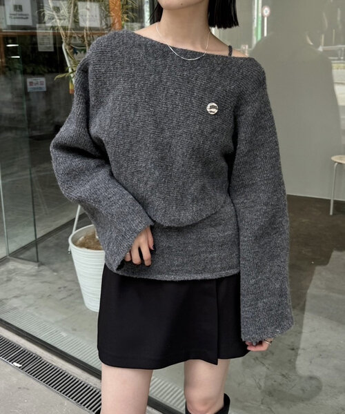 セール】【3点セット】クロスニットキャミSET（ニット/セーター