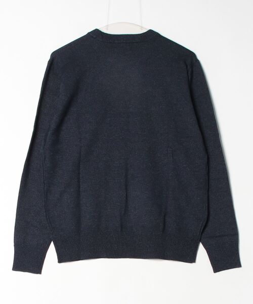 NAVY（ネイビー）の「NAVY 素肌ニット クルーネックセーター（ニット/セーター・メンズ・ネイビー/ベージュ/グレー/チャコールグレー・S/M/L/XL）」の13枚目の写真