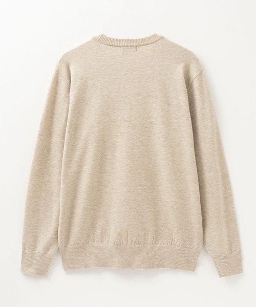 NAVY（ネイビー）の「NAVY 素肌ニット クルーネックセーター（ニット/セーター・メンズ・ネイビー/ベージュ/グレー/チャコールグレー・S/M/L/XL）」の10枚目の写真