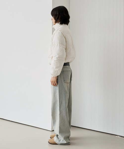 【新品未開封】UNE MANSION ビンテージリブニット ダウンジャケット 韓国トレンドファッション│UNE MANSION