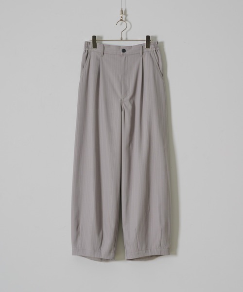 CASPER JOHN(キャスパージョン)の「Imitation wool BONTAN slacks/イミテーションウールボンタンスラックス(スラックス・メンズ・グレー/チャコールグレー/ブラック・X-SMALL/SMALL/MEDIUM/LARGE)」の19枚目の写真