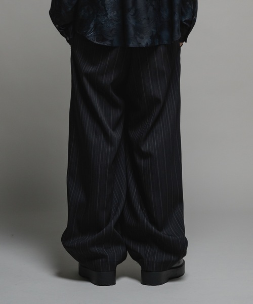 CASPER JOHN(キャスパージョン)の「Imitation wool BONTAN slacks/イミテーションウールボンタンスラックス(スラックス・メンズ・グレー/チャコールグレー/ブラック・X-SMALL/SMALL/MEDIUM/LARGE)」の9枚目の写真