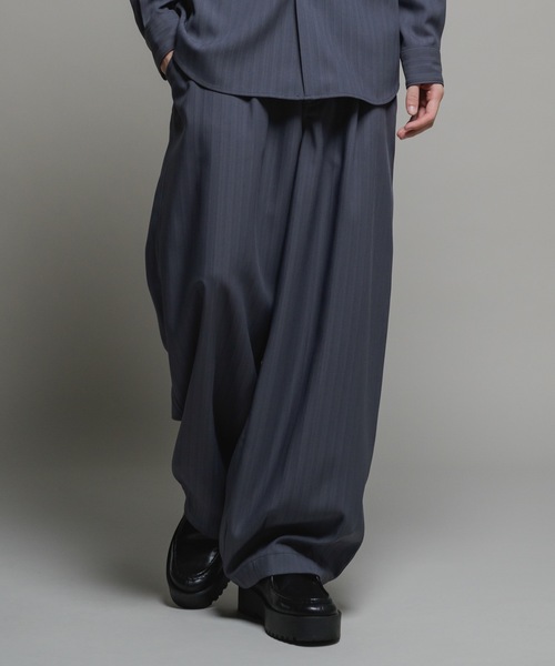 CASPER JOHN(キャスパージョン)の「Imitation wool BONTAN slacks/イミテーションウールボンタンスラックス(スラックス・メンズ・グレー/チャコールグレー/ブラック・X-SMALL/SMALL/MEDIUM/LARGE)」の15枚目の写真