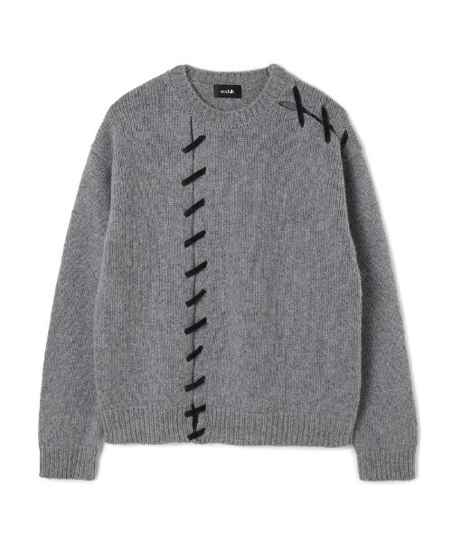 soduk(スドーク)の「【soduk】bridge knit(ニット/セーター・レディース・グレー/ブラック・ONE SIZE)」の12枚目の写真