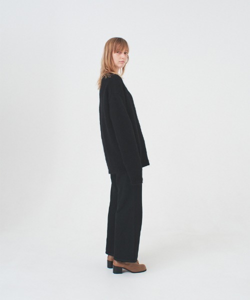 soduk(スドーク)の「【soduk】bridge knit(ニット/セーター・レディース・グレー/ブラック・ONE SIZE)」の14枚目の写真
