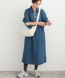URBAN RESEARCH DOORS（アーバンリサーチドアーズ）の「デニムハーフジップワンピース（ワンピース）」