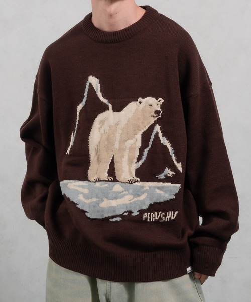 セール】デザインアソートジャガードニット（ニット/セーター