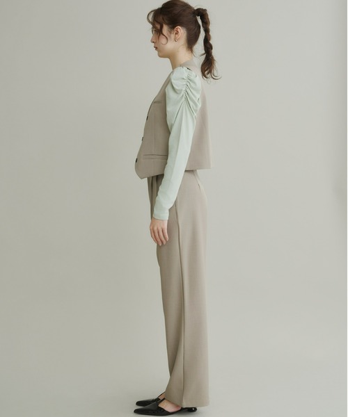 Olu.（オルドット）の「ショルダーデザインカラーカットソー（Tシャツ/カットソー・レディース・ホワイト/イエロー/ミント・FREE）」の13枚目の写真