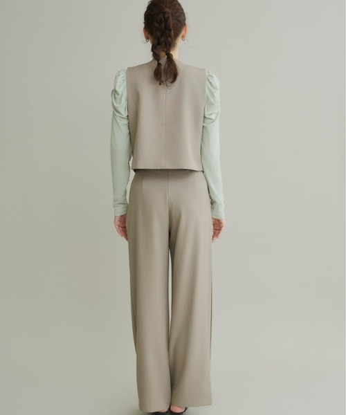 Olu.（オルドット）の「ショルダーデザインカラーカットソー（Tシャツ/カットソー・レディース・ホワイト/イエロー/ミント・FREE）」の14枚目の写真