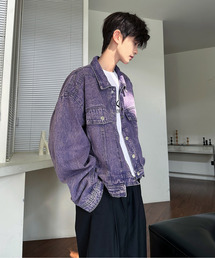 EFFECTION（エフェクション）の「【neos】ルーズシルエット ヴィンテージウォッシュ ショート丈 デニム ジャケット（デニムジャケット）」