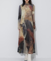 Ameri | 【AMERI/アメリ】ELIZABETH STAINED GLASS SHEER DRESS/エリザベススタンドグラスシアードレス(ワンピース)