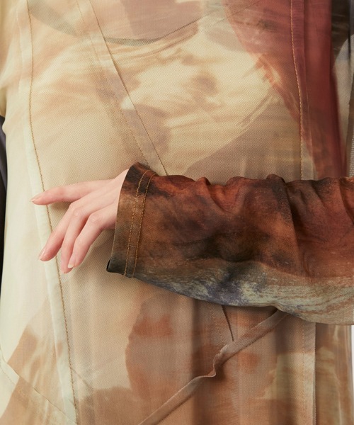 ELIZABETH STAINED GLASS SHEER DRESS アメリ Ameri（アメリ）の「【AMERI/アメリ】ELIZABETH STAINED GLASS