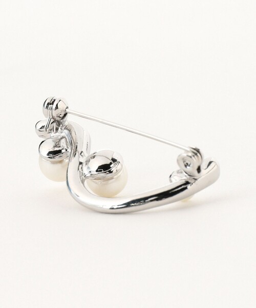 B:MING by BEAMS（ビーミングバイビームス）の「【セレモニー・フォーマル】メタル パール ブローチ（ブローチ/コサージュ・レディース・ゴールド/シルバー・ONE SIZE）」の5枚目の写真