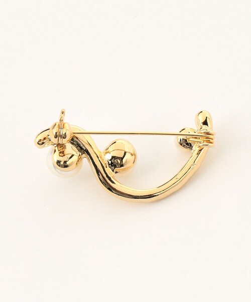 B:MING by BEAMS（ビーミングバイビームス）の「【セレモニー・フォーマル】メタル パール ブローチ（ブローチ/コサージュ・レディース・ゴールド/シルバー・ONE SIZE）」の7枚目の写真