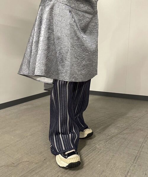 Green　Parks（グリーンパークス）の「リブニットパンツ（その他パンツ・レディース・ネイビー/ブルー・FREE）」の5枚目の写真