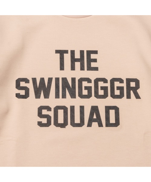 SWINGGGR（スウィンガー）の「SWINGGGR/スウィンガー/SIDE ZIP PUNCH CREW（スウェット・メンズ・ブラック/ベージュ・1/2/4/3）」の9枚目の写真