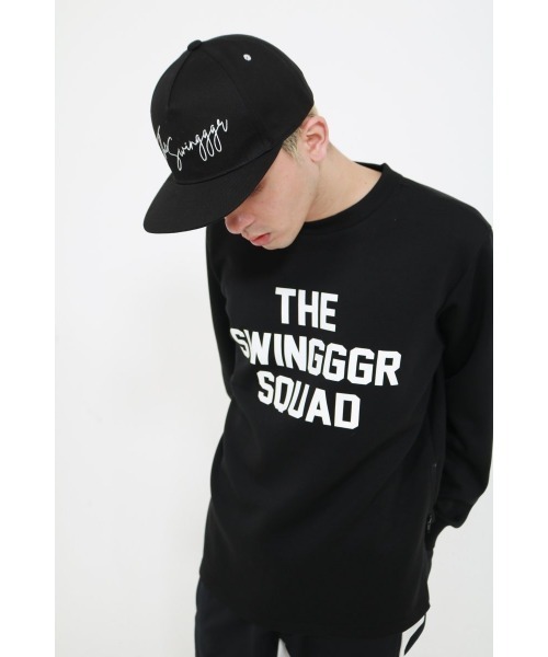 SWINGGGR（スウィンガー）の「SWINGGGR/スウィンガー/SIDE ZIP PUNCH CREW（スウェット・メンズ・ブラック/ベージュ・1/2/4/3）」の17枚目の写真