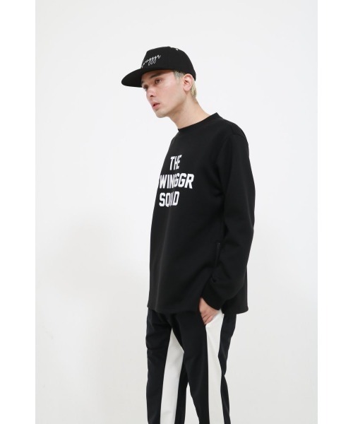 SWINGGGR（スウィンガー）の「SWINGGGR/スウィンガー/SIDE ZIP PUNCH CREW（スウェット・メンズ・ブラック/ベージュ・1/2/4/3）」の18枚目の写真