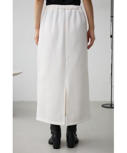 AZUL by moussy(アズールバイマウジー)の「スウェットロングスカート(スカート・レディース・ブラック/アイボリー/グレー・FREE)」の9枚目の写真