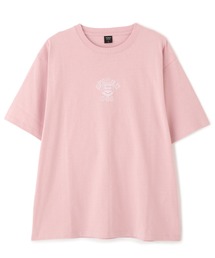 ピンクの丸首Tシャツ、刺繍付き 楽天市場】もこもこ うさぎ ウサギ ラビット ワッペン刺繍 T