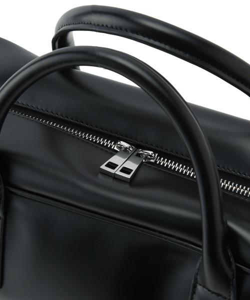 ADAM ET ROPE'（アダムエロペ）の「【再入荷】・【サステナブル】ロゴボストンビッグバッグ（ボストンバッグ・レディース・ブラック/シルバー・FREE）」の13枚目の写真